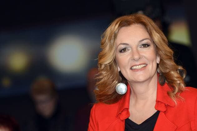 Bettina Tietjen bei der Aufzeichnung der NDR-Talkshow Bettina und Bommes im NDR-Studio auf dem Messegelände. Hannover, 20.11.2015 Foto:xC.xNiehausx xFuturexImage