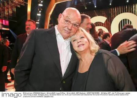 20.11.2015, ORF-Zentrum, GREAT MOMENTS - 60 Jahre ORF , die TV-Show zum runden Geburtstag im Bild: Wolfgang Böck, Marianne Mendt