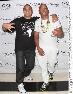 July 12, 2014 - Las Vegas, Nevada, United States - Rapper Ja Rule and founder of The Inc record label Irv Gotti arrive for a performance at 10AK Nightclub early in the morning of July 12, 2014 at the Mirage Hotel and Casino in Las Vegas, Nevada.  - ZUMAt11