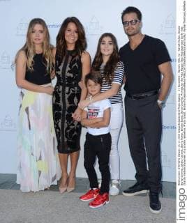 21 November - Beverly Hills, Ca - Neriah Fisher, Brooke Burke-Charvet, Shaya Charvet, Sierra Fisher, Brooke Burke, David Charvet. Arrivals for the Petit Maison Chic And Operation Smile Kids Charity Fashion Show held at a private residence. Photo Credit: BirdiexThompson AdMedia  BirdiexThompson AdMedia