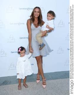 Petit Maison Chic And Operation Smile Kids Charity Fashion Show Featuring: Dania Ramirez, Gaia Jissel Ramirez Land, John Aether Ramirez Land Where: Beverly Hills, California, United States When: 21 Nov 2015 Credit: FayesVision WENN.com  FS2