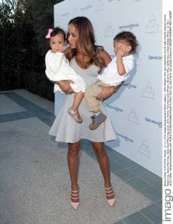 Petit Maison Chic And Operation Smile Kids Charity Fashion Show Featuring: Dania Ramirez, Gaia Jissel Ramirez Land, John Aether Ramirez Land Where: Beverly Hills, California, United States When: 21 Nov 2015 Credit: FayesVision WENN.com  FS2