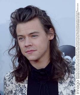 Recording artist Harry Styles of One Direction arrives for the 43rd annual American Music Awards held at Microsoft Theater in Los Angeles on November 22, 2015.  LAP20151122150 JIMxRUYMEN
