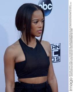 Actress Serayah McNeill arrives for the 43rd annual American Music Awards held at Microsoft Theater in Los Angeles on November 22, 2015.  LAP20151122253 JIMxRUYMEN
