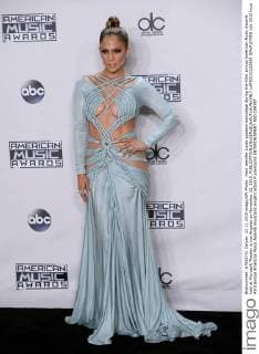 Host Jennifer Lopez appears backstage during the 43rd annual American Music Awards held at Microsoft Theater in Los Angeles on November 22, 2015.  LAP20151122459 JIMxRUYMEN