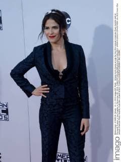 Actress Karla Souza arrives for the 43rd annual American Music Awards held at Microsoft Theater in Los Angeles on November 22, 2015.  LAP20151122514 JIMxRUYMEN
