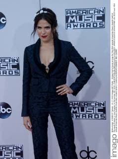 Actress Karla Souza arrives for the 43rd annual American Music Awards held at Microsoft Theater in Los Angeles on November 22, 2015.  LAP20151122515 JIMxRUYMEN