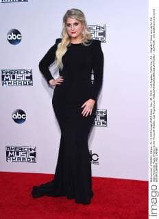 Nov. 22, 2015 - Los Angeles, California, U.S. - Meghan Trainor arrives for the 2015 American Music Awards at the Microsoft theater. Los Angeles U.S. - ZUMAo05_