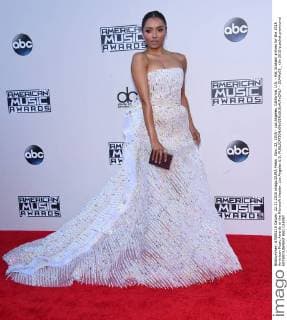 Nov. 22, 2015 - Los Angeles, California, U.S. - Kat Graham arrives for the 2015 American Music Awards at the Microsoft theater. Los Angeles U.S. - ZUMAo05_