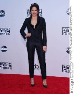 Nov. 22, 2015 - Los Angeles, California, U.S. - Karla Souza arrives for the 2015 American Music Awards at the Microsoft theater. Los Angeles U.S. - ZUMAo05_