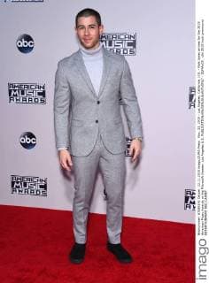 Nov. 22, 2015 - Los Angeles, California, U.S. - Nick Jonas arrives for the 2015 American Music Awards at the Microsoft theater. Los Angeles U.S. - ZUMAo05_
