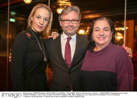 20.11.2015, Metro Kinokulturhaus, 10 Jahre - SOKO DONAU, Präsentation zur neuen Staffel PR Release im Bild: Lilian Klebow, Alexander Wrabetz -ORF, Maria Happel