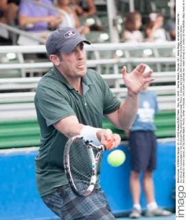 Nov. 21, 2015 - Delray Beach, Florida, US - Jason Biggs, an actor best known for his role as Jim Levenstein in the American Pie series of teen comedy films, in action during the 26th Annual Chris Evert Raymond James Pro-Celebrity Tennis Classic, at the Delray Beach Tennis Center in Florida. Chris Evert Charities has raised almost $ 22 million for FloridaÃ¢â‚¬â„¢s most at-risk children. Delray Beach US - ZUMAd84_