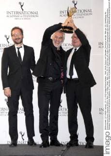 Gast, Erick Zonca und Georges Campana bei der Gala zur 43. Verleihung der International Emmy Awards 2015 im New York Hilton Hotel. New York, 23.11.2015 Foto:xD.xVanxTinex xFuturexImage