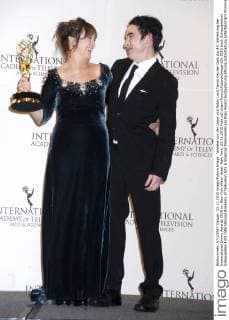 Anneke von der Lippe und Robin Lord Taylor bei der Gala zur 43. Verleihung der International Emmy Awards 2015 im New York Hilton Hotel. New York, 23.11.2015 Foto:xD.xVanxTinex xFuturexImage