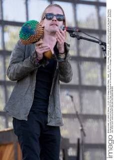 Sept. 13, 2014 - Chicago, Illinois, U.S - MACAULAY CULKIN of the band The Pizza Underground performs live at 2014 Riot Fest music festival at Humboldt Park in Chicago, Illinois - ZUMAs13