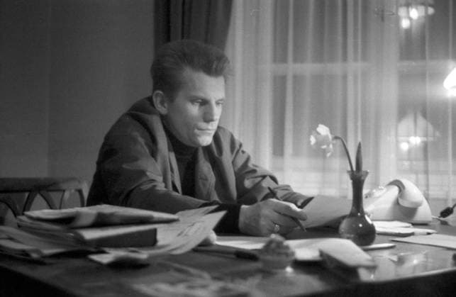 Der österreichische Regisseur Gerhard Klingenberg, Deutschland 1960er Jahre. Austrian director Gerhard Klingenberg, Germany 1960s. 24x36swNeg11 Copyright: HeinzxBrowers UnitedArchives2002047
