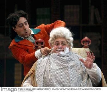 March 10, 2014 - West Palm Beach, Florida, U.S. - Dress rehearsal for the Barber of Seville at the Kravis Center on Wednesday, February 19, 2014 in West Palm Beach. - ZUMAp77