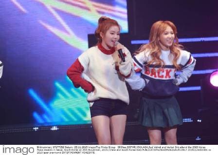 SHINee,SISTAR,VIXX,AOA,Red Velvet and Verbal Jint attend the 2015 Korea Music Awards in Seoul, South Korea on 25th November, 2015.(China and South Korea Out)  20151126000301