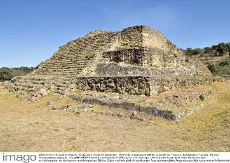 Pyramide, Ausgrabungsstätte Cacaxtla bei Tlaxcala, Bundesstaat Tlaxcala, Mexiko, Nordamerika Copyright: imageBROKER/HorstxMahr iblhmw04237269.jpg