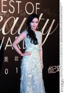 SHANGHAI, CHINA - NOVEMBER 30: (CHINA OUT) Actress Alina Zhang attends the Self Best of Beauty Award on November 30, 2015 in Shanghai, China.  CFP476574883