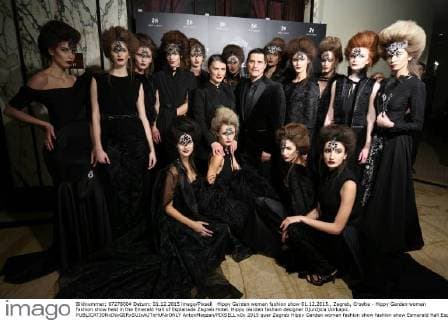 Hippy Garden woman fashion show 01.12.2015., Zagreb, Croatia - Hippy Garden woman fashion show held in the Emerald Hall of Esplanade Zagreb Hotel. Hippy Garden fashion designer Djurdjica Vorkapic.  AntoxMagzan PIXSELL