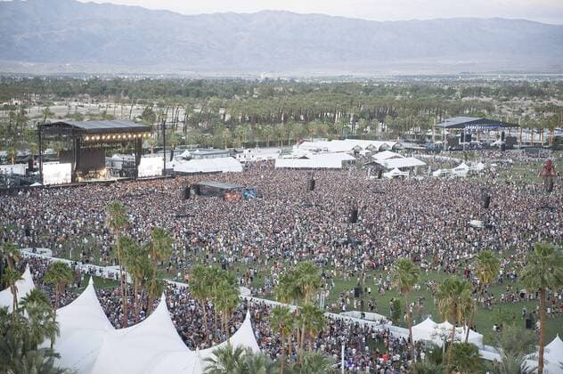 Apr 10, 2014 - Indio, California; USA - General Atmosphere of the 2014 Coachella Music & Arts Festival that is taking place at the Empire Polo Field. The three day festival will attract thousands of fans to see a variety of artist on five different stages. Copyright 2014 Jason Moore. - ZUMAm78