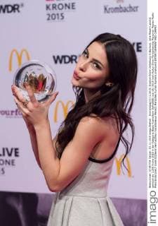 Donnerstag 03.12.2015, Einslive Krone Verleihung in Bochum, Lena Meyer-Landrut gewinnt die 1LIVE Krone 2015 in der Kategorie Beste Kuenstlerin DeFodi001