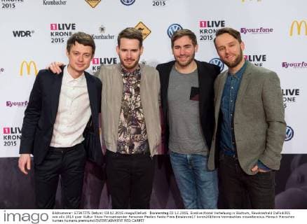 Donnerstag 03.12.2015, Einslive Krone Verleihung in Bochum, Revolverheld DeFodi001