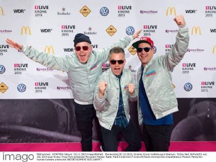 Donnerstag 03.12.2015, Einslive Krone Verleihung in Bochum, Fettes Brot DeFodi001