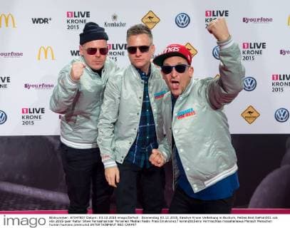 Donnerstag 03.12.2015, Einslive Krone Verleihung in Bochum, Fettes Brot DeFodi001