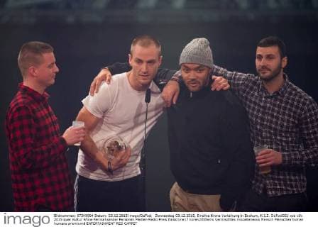 Donnerstag 03.12.2015, Einslive Krone Verleihung in Bochum, K.I.Z. DeFodi001