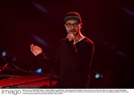 Donnerstag 03.12.2015, Einslive Krone Verleihung in Bochum, Mark Forster DeFodi001