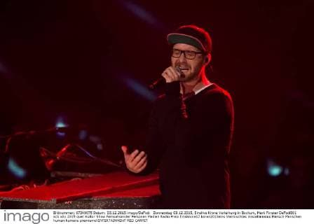 Donnerstag 03.12.2015, Einslive Krone Verleihung in Bochum, Mark Forster DeFodi001