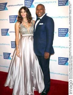 Dec. 8, 2015 - New York, New York, U.S. - HOPE DWORACZYK SMITH and ROBERT SMITH attend the 2015 Ripple of Hope Award held at the New York Hilton Hotel. New York U.S. - ZUMAk03_
