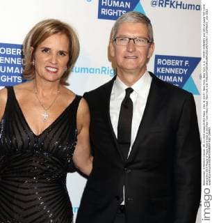 Dec. 8, 2015 - New York, New York, U.S. - KERRY KENNEDY and CEO of Apple TIM COOK attend the 2015 Ripple of Hope Award held at the New York Hilton Hotel. New York U.S. - ZUMAk03_