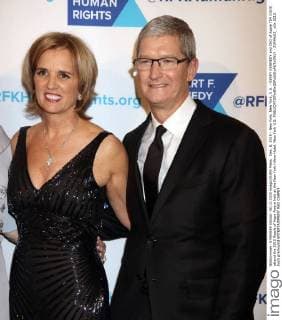 Dec. 8, 2015 - New York, New York, U.S. - KERRY KENNEDY and CEO of Apple TIM COOK attend the 2015 Ripple of Hope Award held at the New York Hilton Hotel. New York U.S. - ZUMAk03_