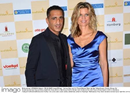 Janina Otto und ihr Freund Ismail Özen bei der Ankunft zum Charity Dinner für Kinderrechte vom Future Policy Award am 8.12.2015 in Hamburg Charity Dinner fuer Kinderrechte vom Future Policy Award 2015 in Hamburg 