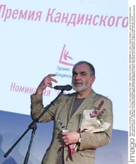 MOSCOW, RUSSIA. DECEMBER 10, 2015. Andrei Filippov, winner of the Project of the Year nomination for A Wheel in the Head installation, during an awards ceremony for the 9th annual Kandinsky Prize in contemporary art at the Udarnik Cinema. Vyacheslav Prokofyev TASS  TS013878