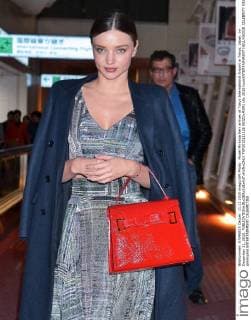 Model Miranda Kerr arrives at Tokyo International Airport in Tokyo, Japan, on December 11, 2015.  TKP2015121126 KEIZOxMORI