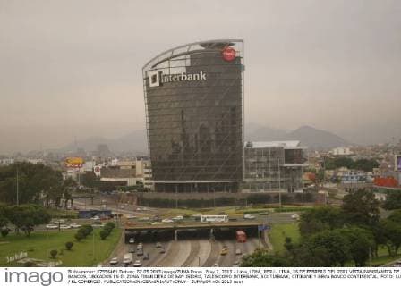 Architektur von Hans Hollein May 2, 2013 - Lima, LIMA, PERU - LIMA, 26 DE FEBRERO DEL 2009.VISTA PANORAMICA DE BANCOS, UBICADOS EN EL ZONA FINANCIERA DE SAN ISIDRO, TALES COMO INTERBANK, SCOTIABANK, CITIBANK Y.BBVA BANCO CONTINENTAL..FOTO: LUIS CHOY EL COMERCIO.  - ZUMAp94