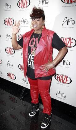 May 16, 2013 - Las Vegas, Nevada, U.S. - Rapper MISSY ELLIOTT arrives to perform live at a special Industry event at HAZE Nightclub in Aria Resort and Casino.  - ZUMAt11