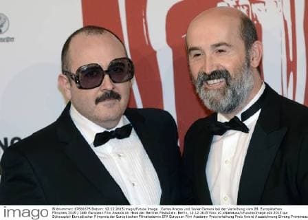 Carlos Areces und Javier Camara bei der Verleihung vom 28. Europäischen Filmpreis 2015 28th European Film Awards im Haus der Berliner Festspiele. Berlin, 12.12.2015 Foto:xC.xNiehausx xFuturexImage