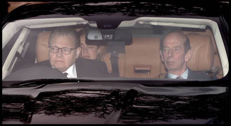 . 16 12 2015. London, United Kingdom. The Queen s Christmas Lunch. Duke of kent arrive s at Buckingham Palace for the The queens lunch  xAndrewxParsonsx xi-Imagesx IIM-11588-0010