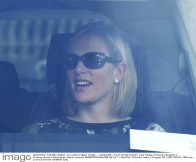 . 16 12 2015. London, United Kingdom. Zara Phillips arriving at The Queen s Christmas lunch at Buckingham Palace in London.  xStephenxLockx xi-Imagesx IIM-11587-0015
