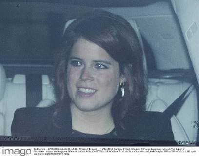 . 16 12 2015. London, United Kingdom. Princess Eugenie arriving at The Queen s Christmas lunch at Buckingham Palace in London.  xStephenxLockx xi-Imagesx IIM-11587-0016