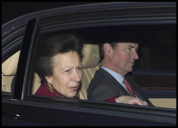 . 16 12 2015. London, United Kingdom. The Queen s Christmas Lunch. Princess Anne leaves Buckingham Palace, after The Queens lunch.  xAndrewxParsonsx xi-Imagesx IIM-11588-0023