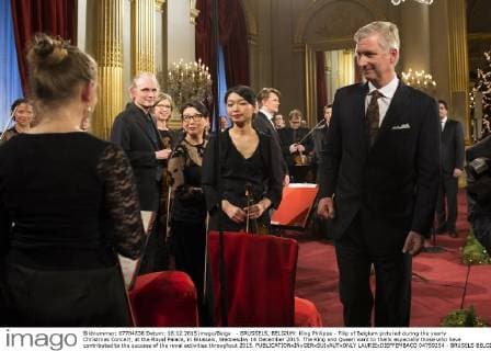 - BRUSSELS, BELGIUM: King Philippe - Filip of Belgium pictured during the yearly Christmas Concert, at the Royal Palace, in Brussels, Wednesday 16 December 2015. The King and Queen want to thank especially those who have contributed to the success of the royal activities throughout 2015.  LAURIExDIEFFEMBACQ 04759254