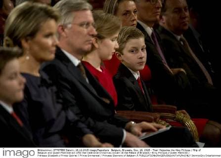 Belgium, Brussels, Dec. 16, 2015 - Their Majesties the King Philippe Filip of Belgium and Queen Mathilde will offer the traditional Christmas concert at the Palace of Brussels - King Philippe Queen Mathilde Princess Elisabeth Prince Gabriel Prince Emmanuel Princess Eleonore of Belgium Â  DannyxGys