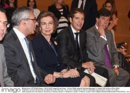 Königin Sofia besucht Weihnachtskonzert in Madrid S.M. la Reina Dona Sofia preside el concierto de Navidad de ?La Musica del Reciclaje en el Centro Alzheimer en Madrid. 588 Diego Puerta Cordon Press H.M. Queen Sofia presides the The Music of Recycling Christmas concert in Alzheimer s Center in Madrid. Cordon Press 
